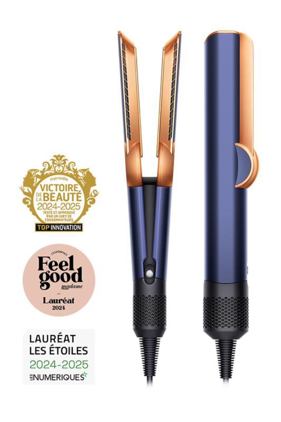 lisseur Airstrait Or Rose / Bleu Céramique Yopli