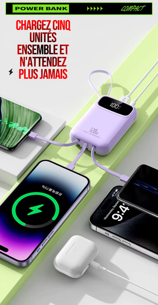 Mini Batterie Externe Portable 20000 Mah