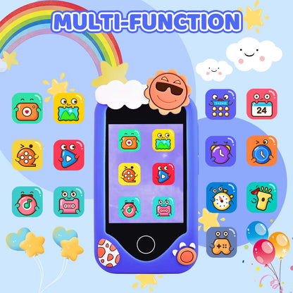 Téléphone Intelligent pour Enfants – Écran 2,8” avec Appareil Photo, Jeux et Musique