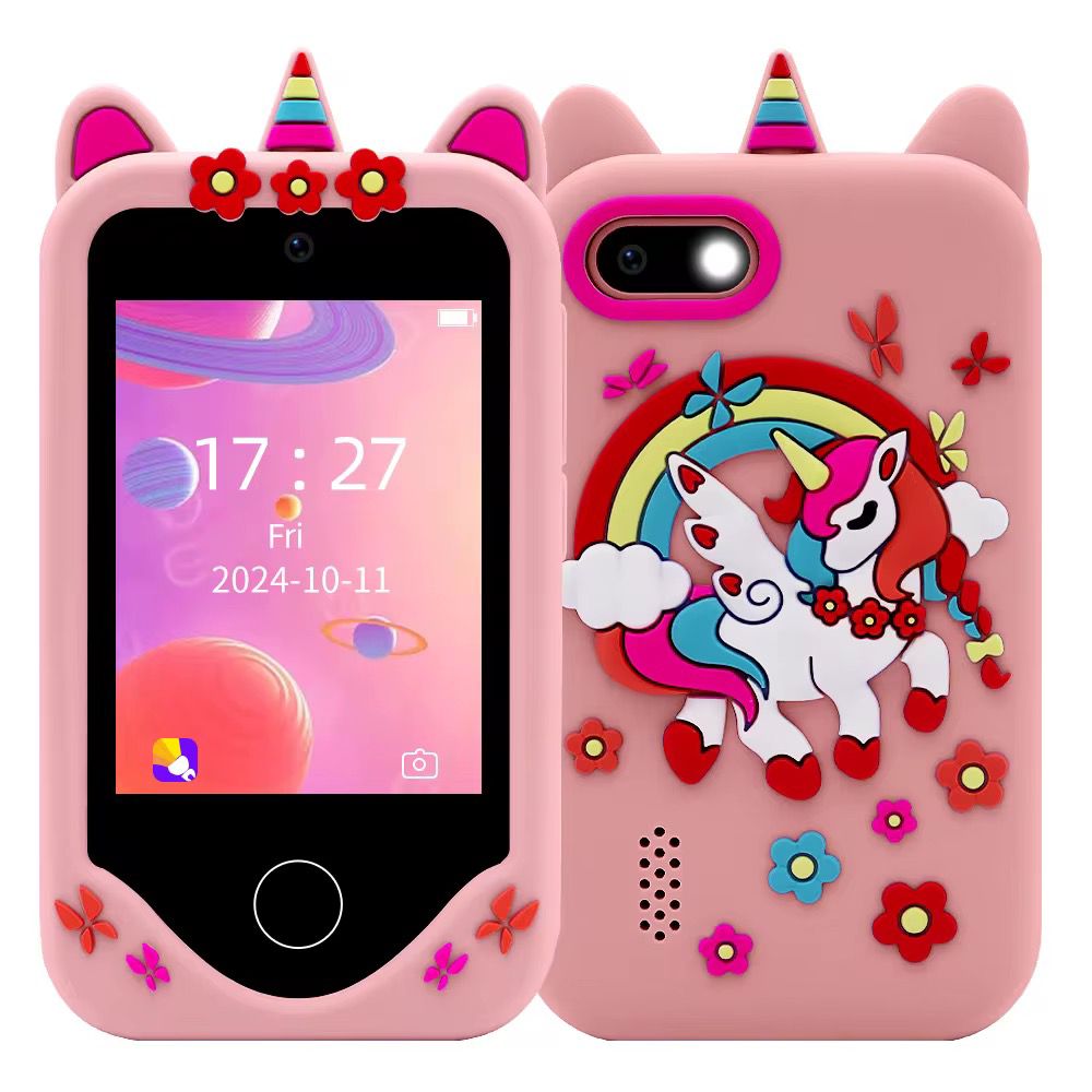 Téléphone Intelligent pour Enfants – Écran 2,8” avec Appareil Photo, Jeux et Musique