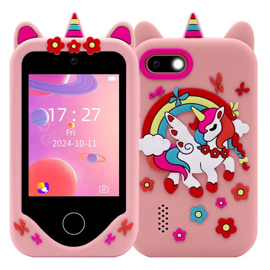 Téléphone Intelligent pour Enfants – Écran 2,8” avec Appareil Photo, Jeux et Musique