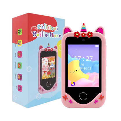 Téléphone Intelligent pour Enfants – Écran 2,8” avec Appareil Photo, Jeux et Musique